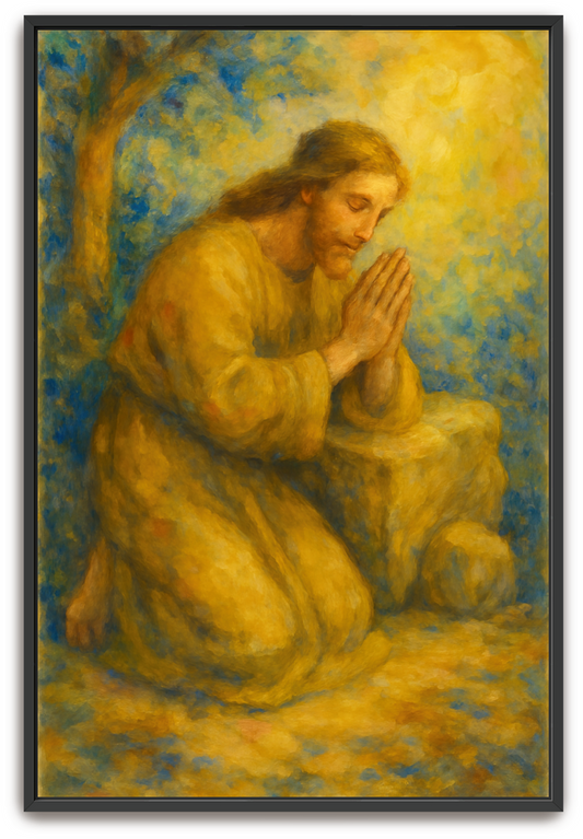 Jesus Prayed - Impressionism