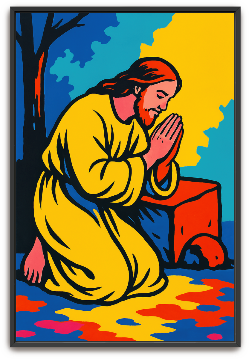 Jesus Prayed - Pop Art - Scriptures Illustrated