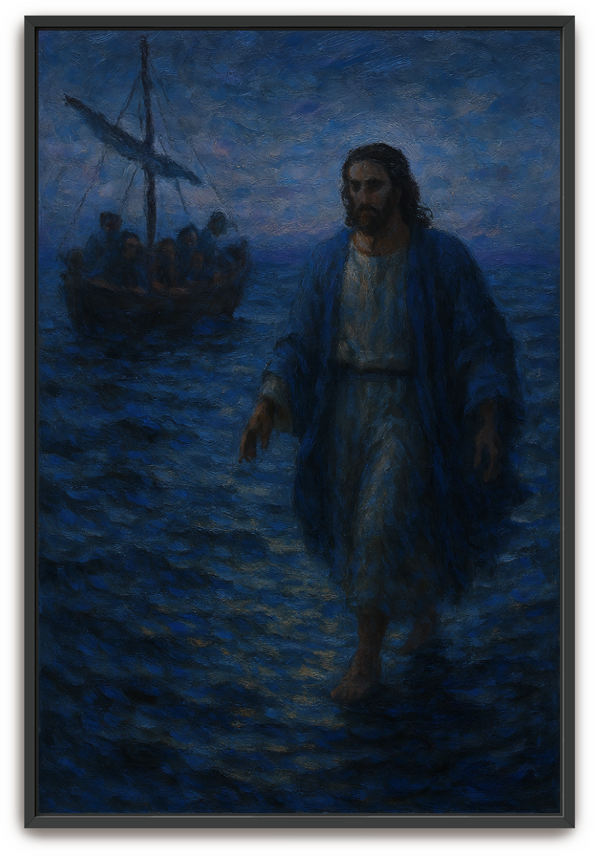Jesus Walked - Abstract Expressionism