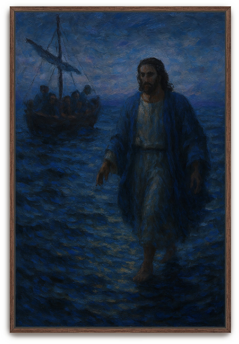 Jesus Walked - Abstract Expressionism