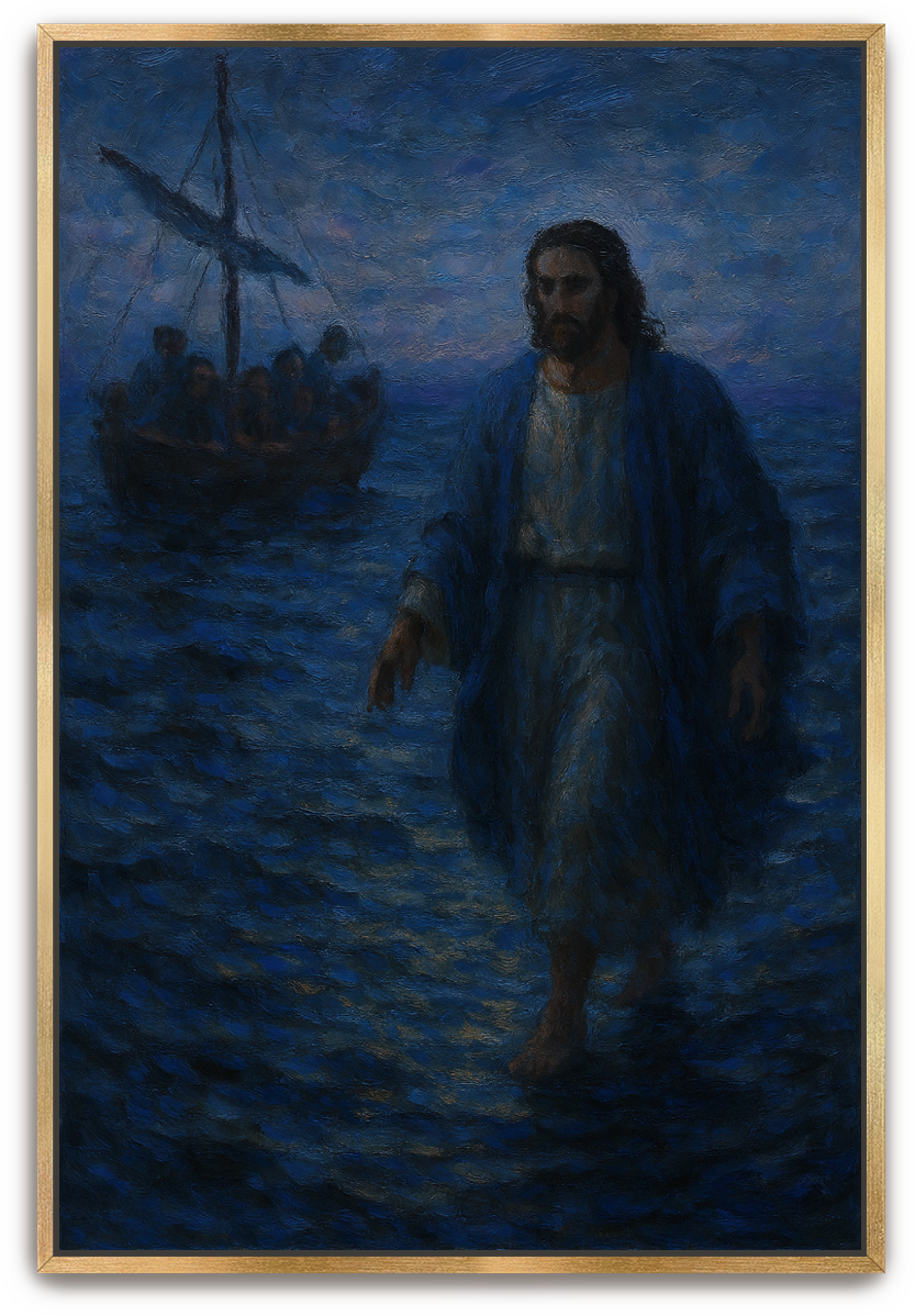 Jesus Walked - Abstract Expressionism
