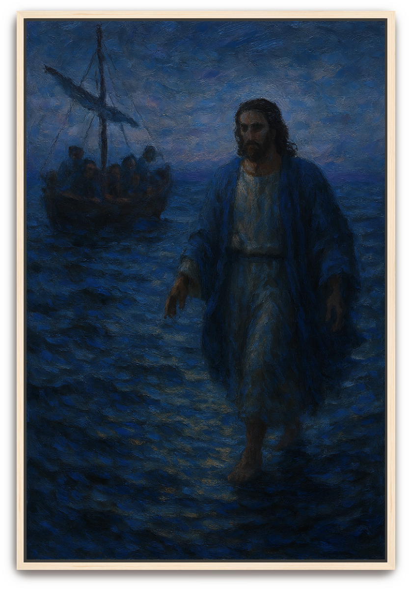 Jesus Walked - Abstract Expressionism