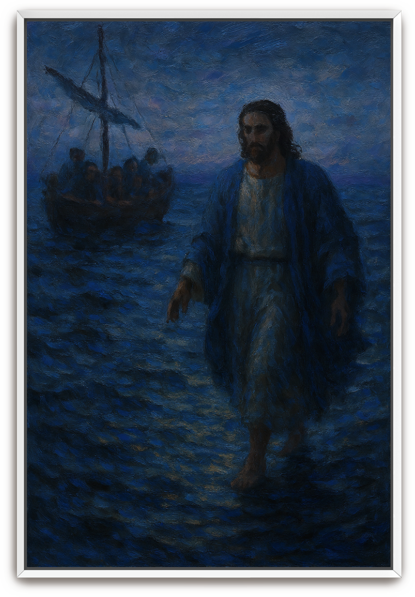 Jesus Walked - Abstract Expressionism