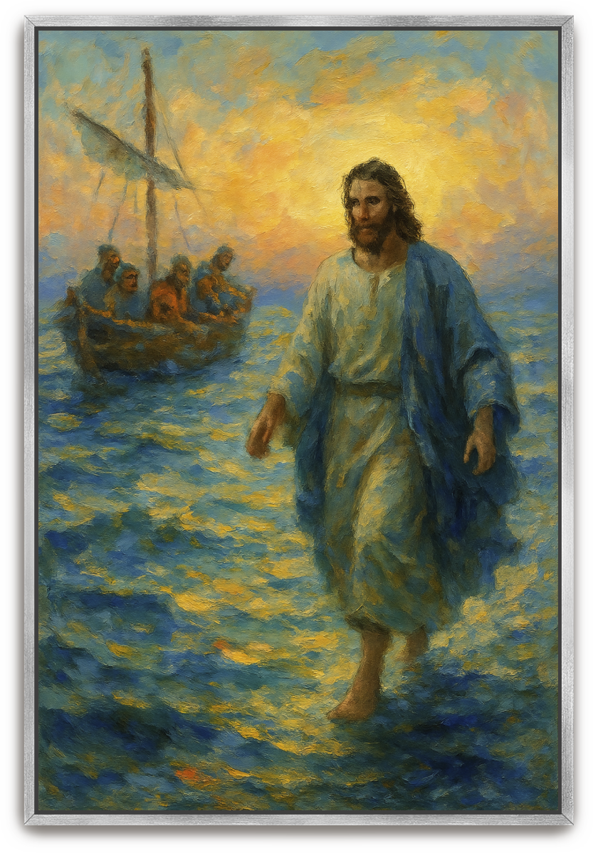 Jesus Walked - Impressionism Light - Scriptures Illustrated
