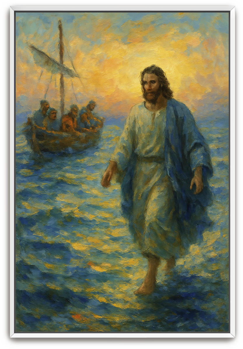 Jesus Walked - Impressionism Light - Scriptures Illustrated