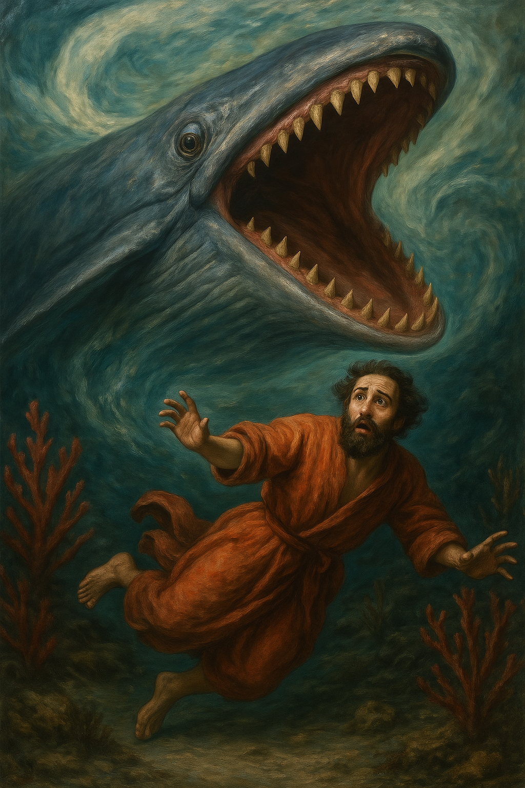 Jonah Pursued - Classical Realism - Scriptures Illustrated