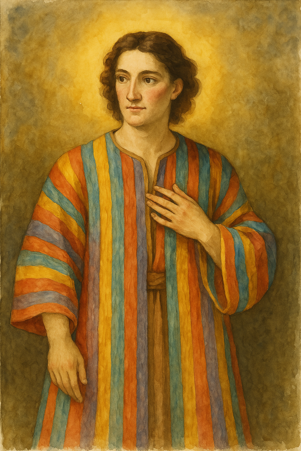 Joseph's Coat - Watercolor - Scriptures Illustrated