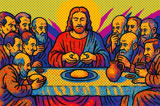 Last Supper - Pop Art - Scriptures Illustrated