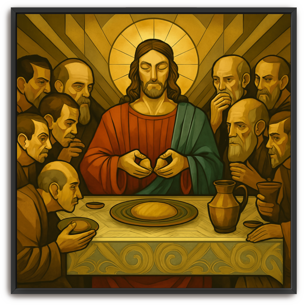 Last Supper - Art Deco - Scriptures Illustrated