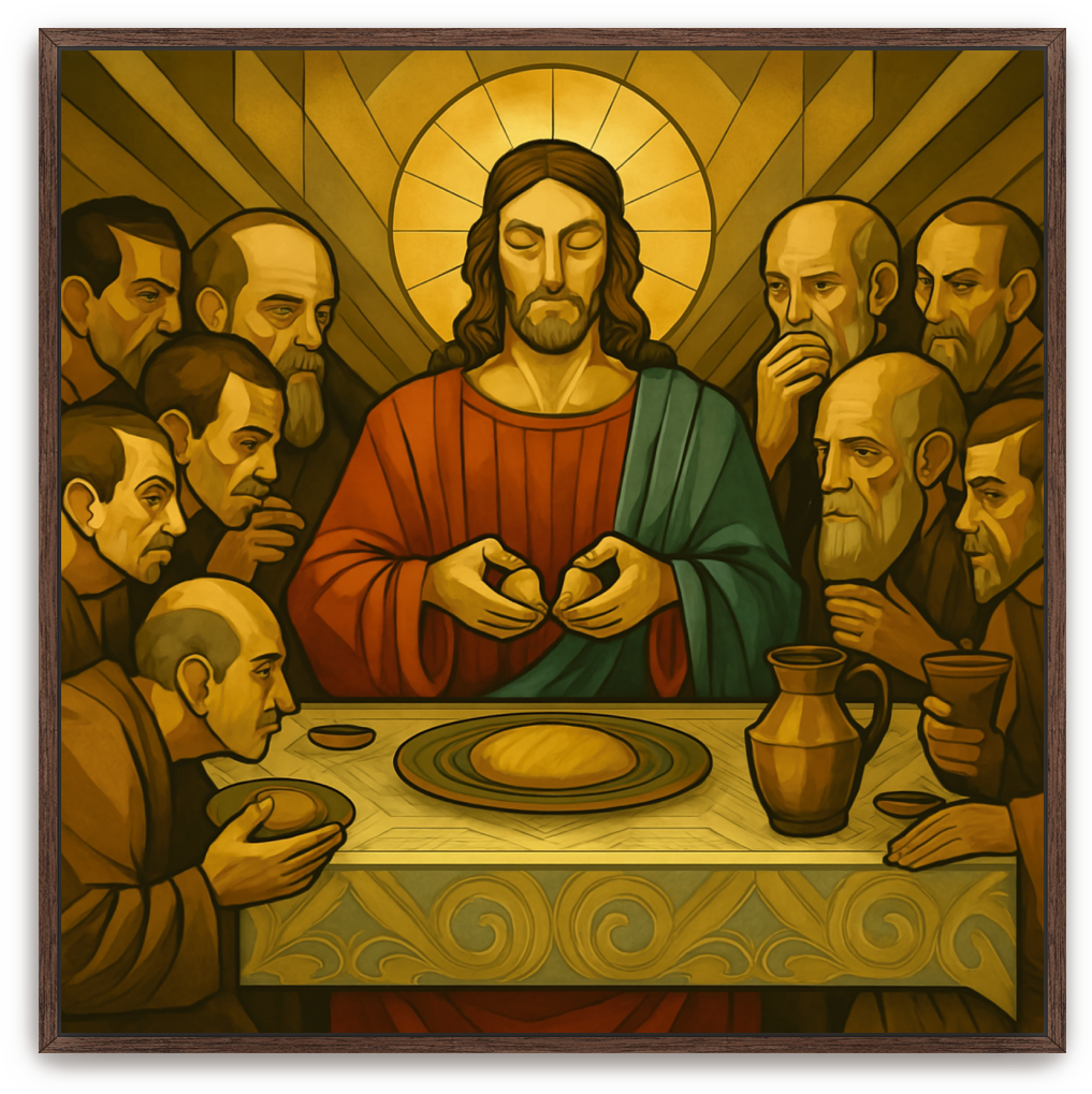 Last Supper - Art Deco - Scriptures Illustrated