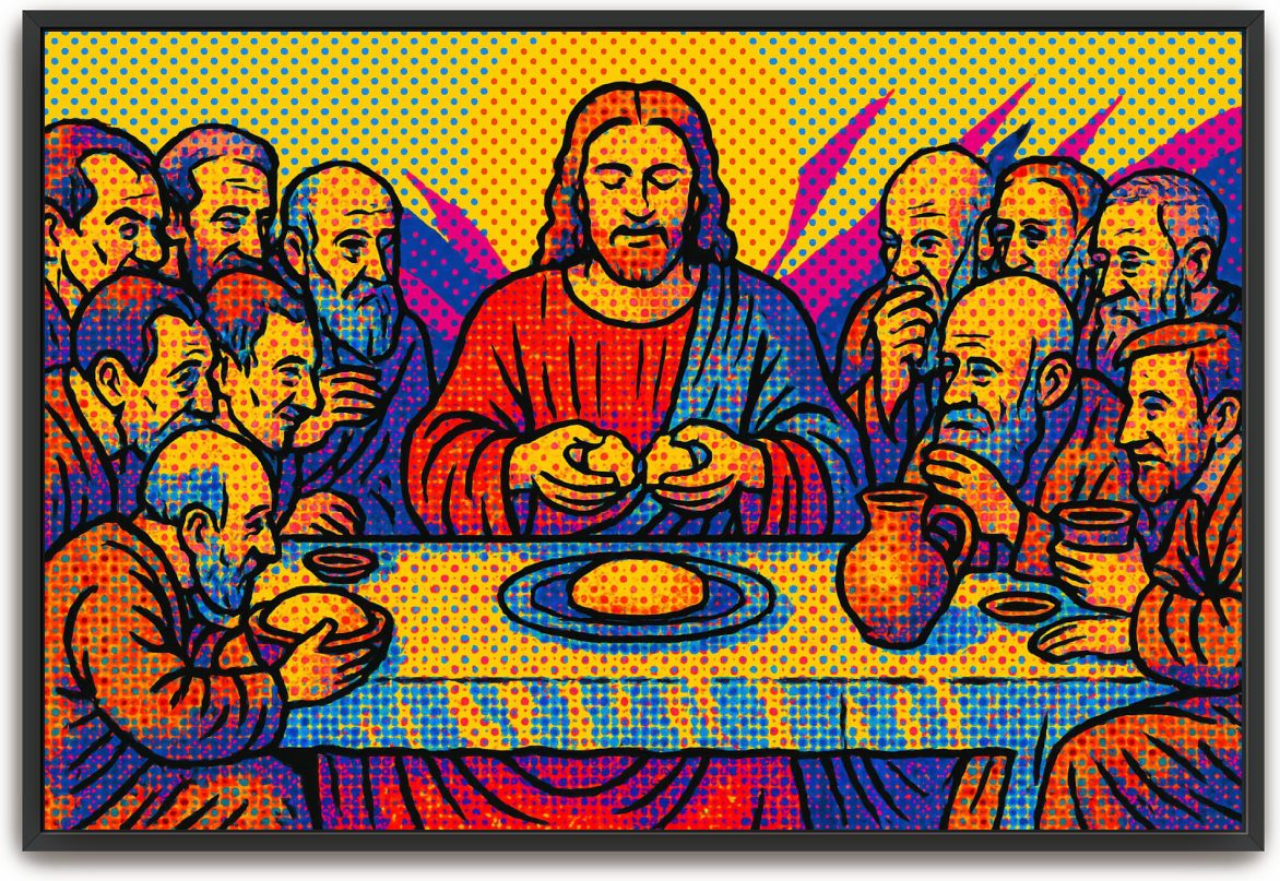 Last Supper - Pop Art - Scriptures Illustrated
