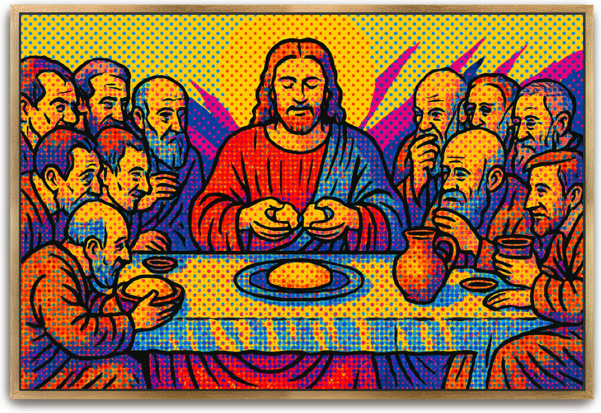 Last Supper - Pop Art - Scriptures Illustrated