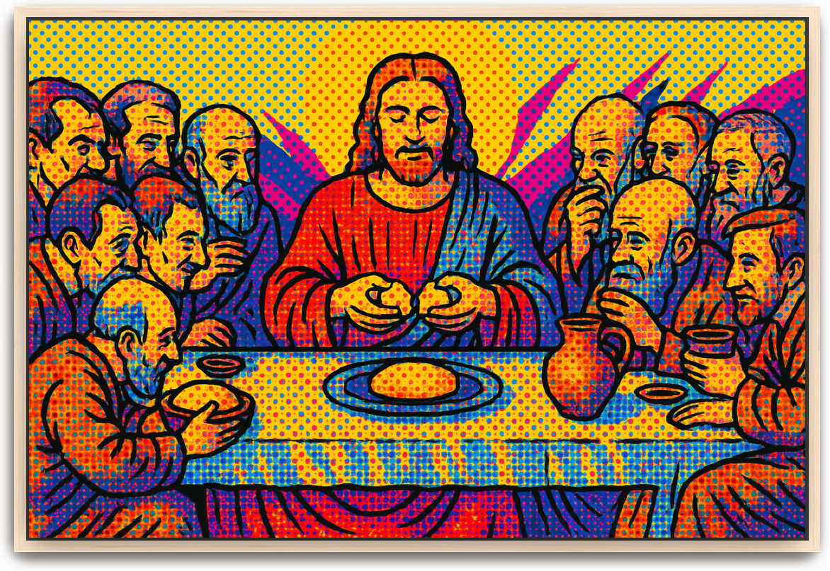 Last Supper - Pop Art - Scriptures Illustrated