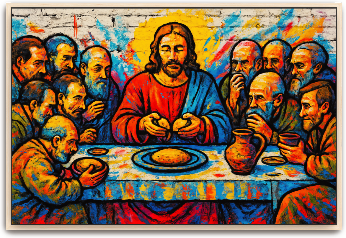 Last Supper - Street Art - Scriptures Illustrated