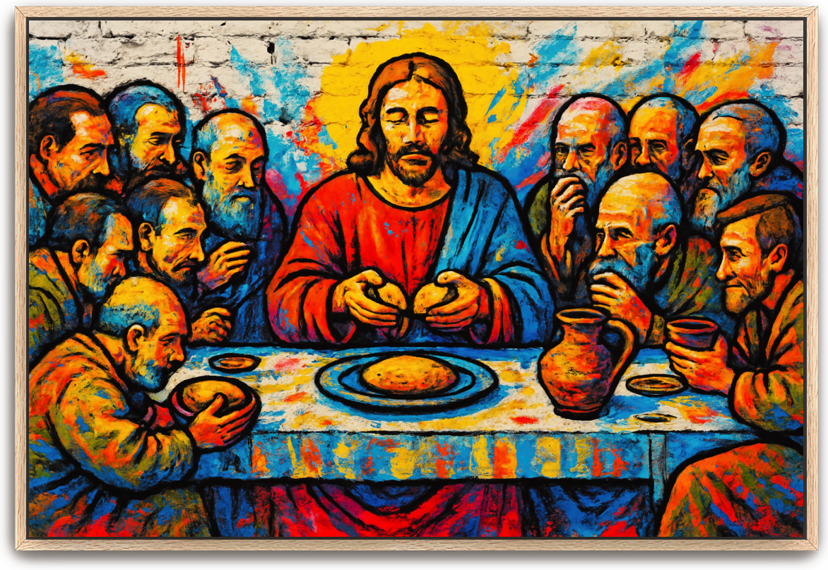 Last Supper - Street Art - Scriptures Illustrated