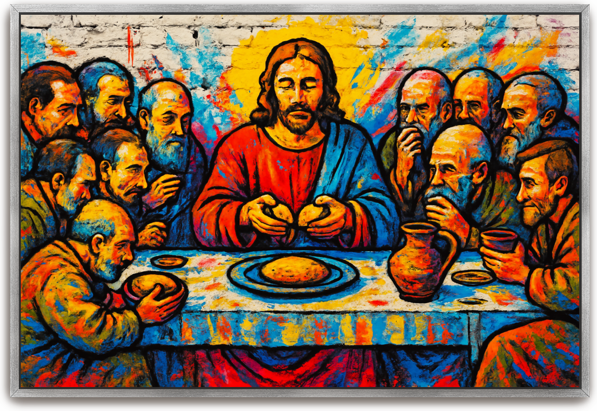 Last Supper - Street Art - Scriptures Illustrated