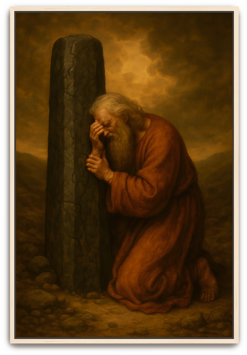 Lot Mourns - Classical Realism - Scriptures Illustrated