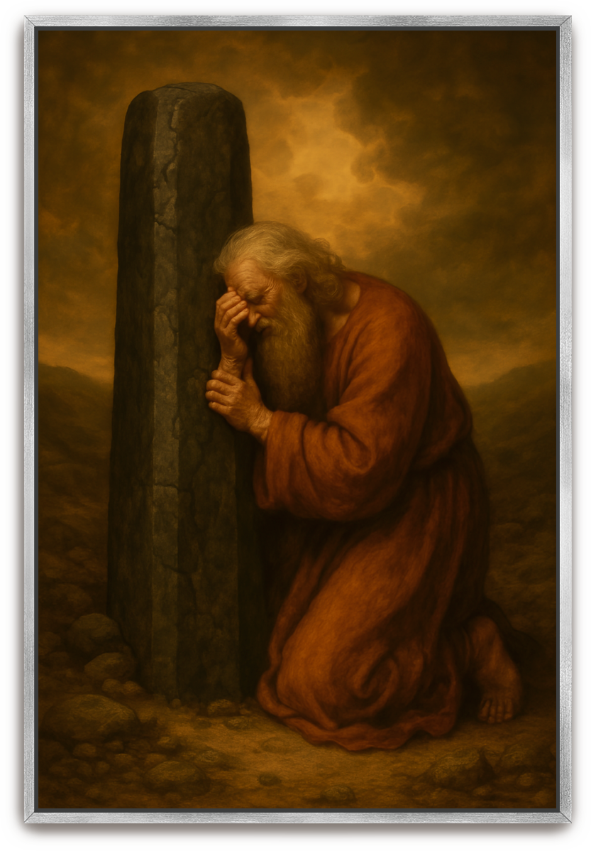 Lot Mourns - Classical Realism - Scriptures Illustrated