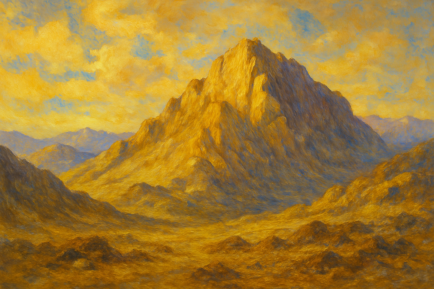 Mount Sinai - Impressionism