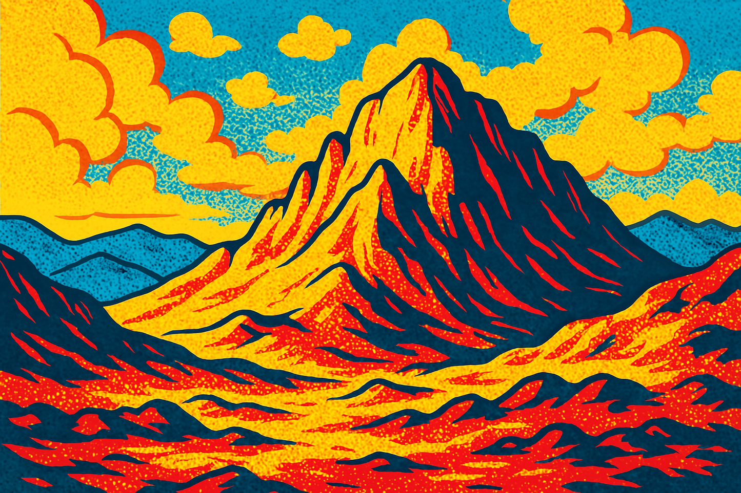 Mount Sinai - Pop Art - Scriptures Illustrated