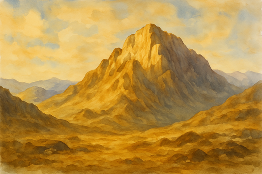 Mount Sinai - Watercolor