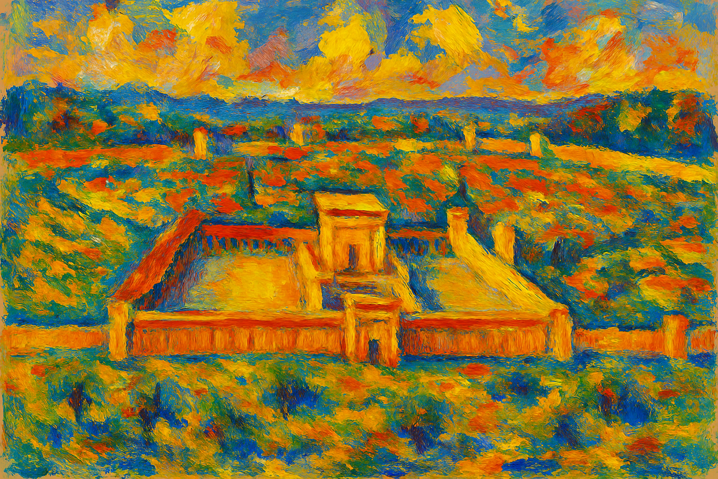 O, Jerusalem - Abstract Expressionism
