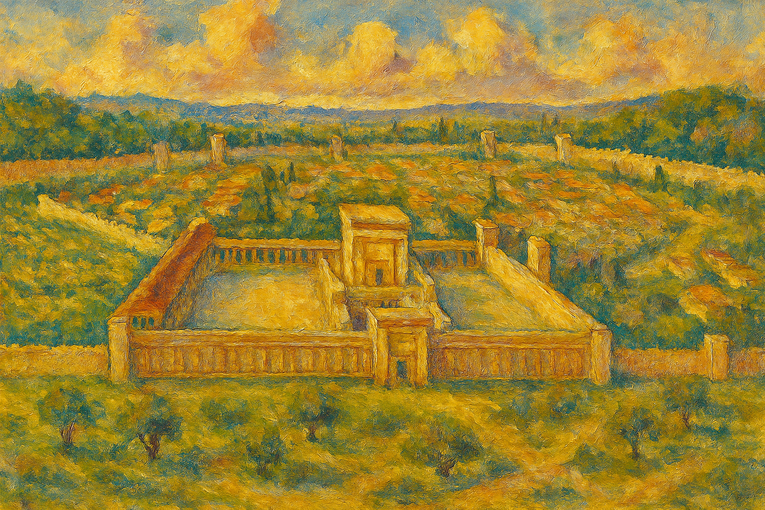 O, Jerusalem - Impressionism - Scriptures Illustrated