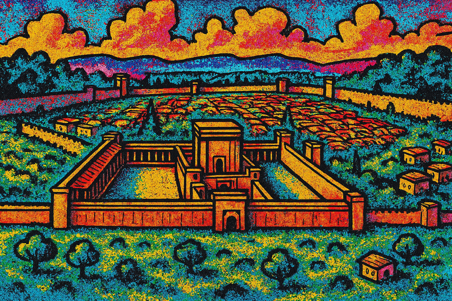 O, Jerusalem - Street Art - Scriptures Illustrated