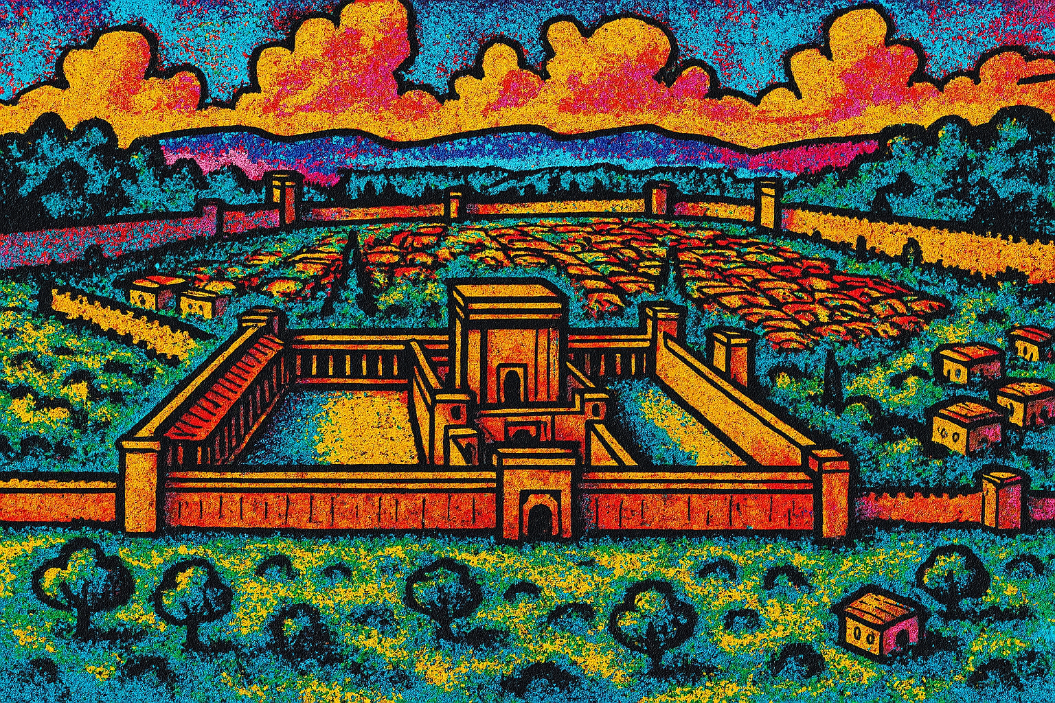 O, Jerusalem - Street Art - Scriptures Illustrated