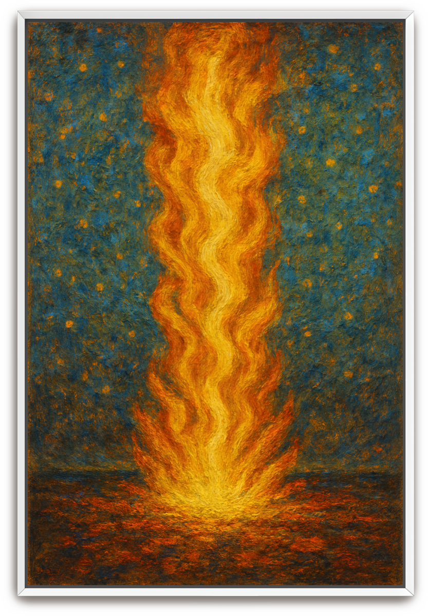Pillar of Fire - Impressionism - Scriptures Illustrated