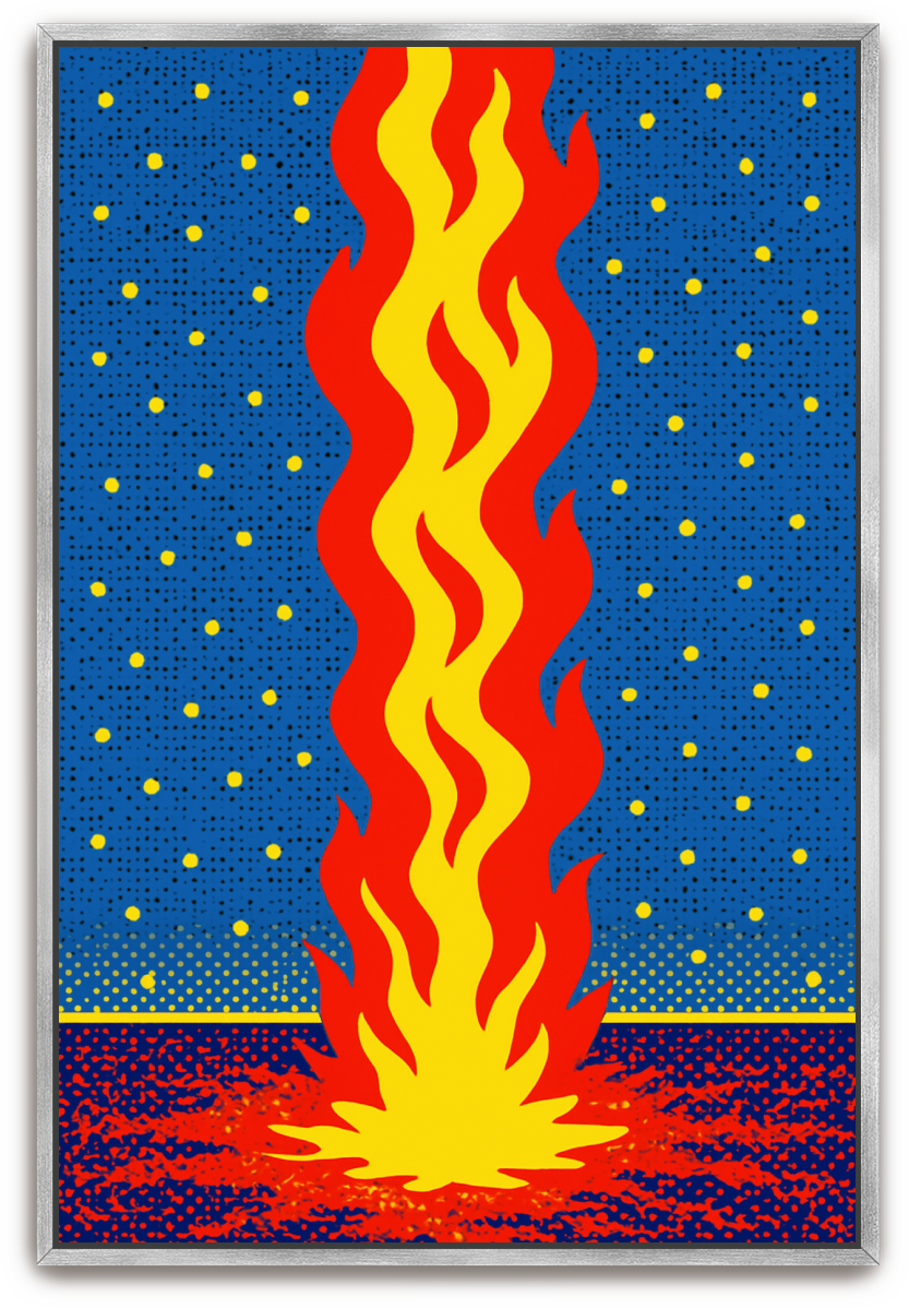 Pillar of Fire - Pop Art - Scriptures Illustrated
