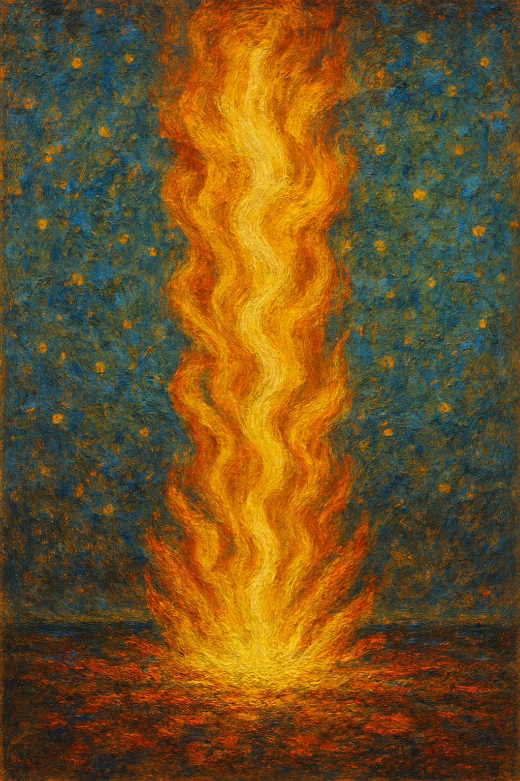 Pillar of Fire - Impressionism - Scriptures Illustrated