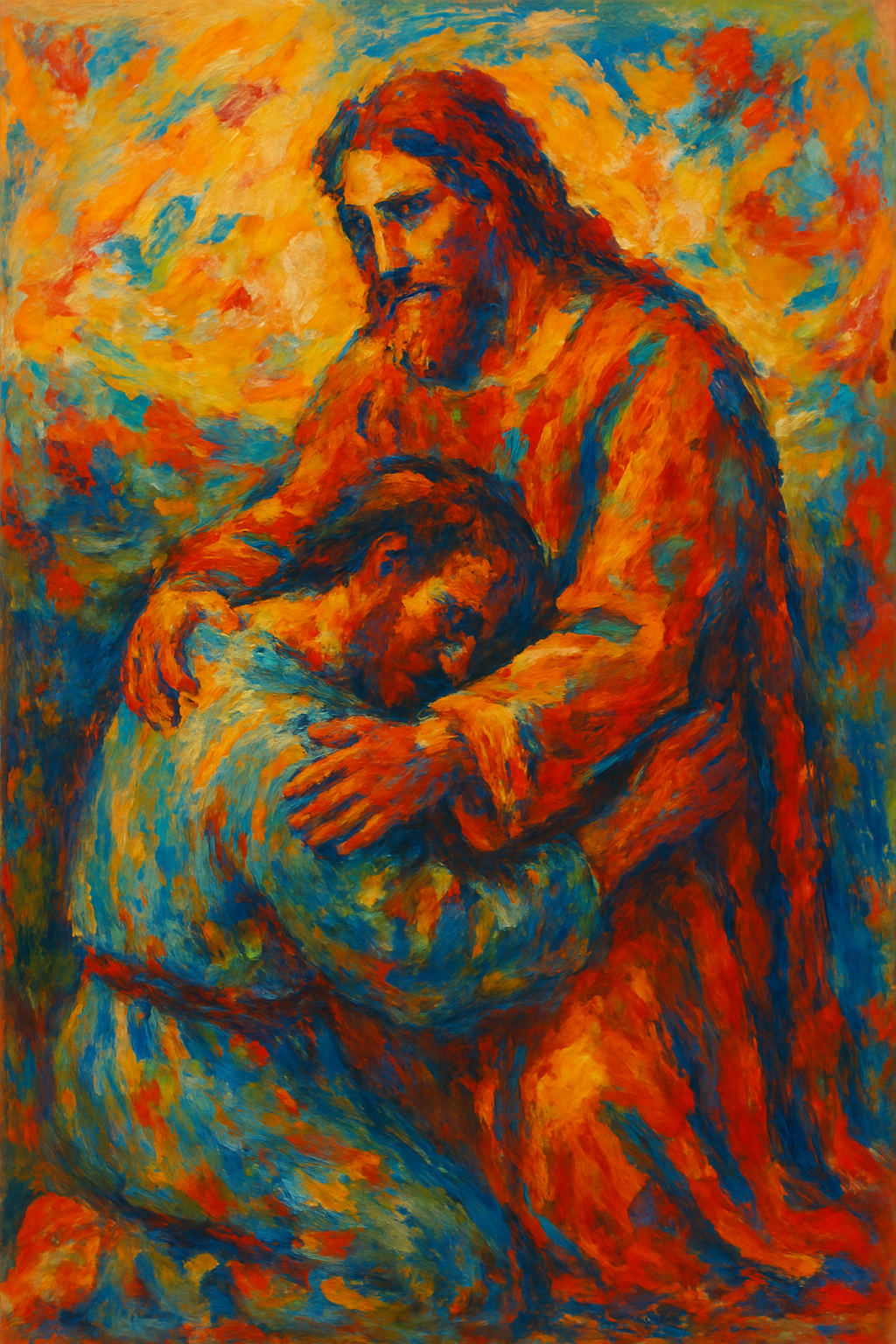 Prodigal - Abstract Expressionism - Scriptures Illustrated