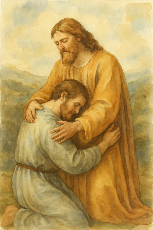 Prodigal - Watercolor - Scriptures Illustrated