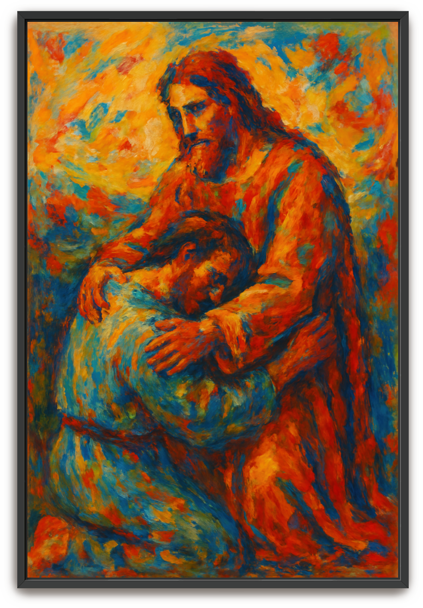 Prodigal - Abstract Expressionism - Scriptures Illustrated