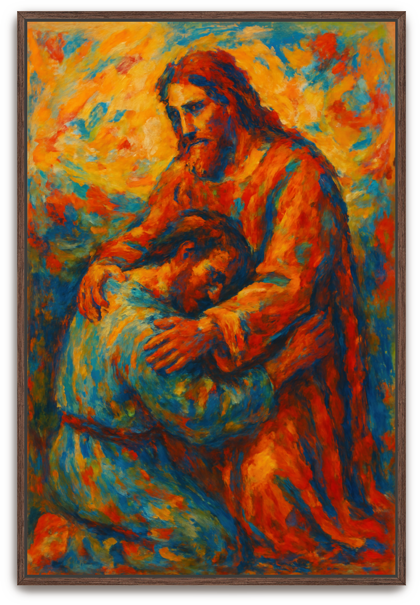 Prodigal - Abstract Expressionism - Scriptures Illustrated