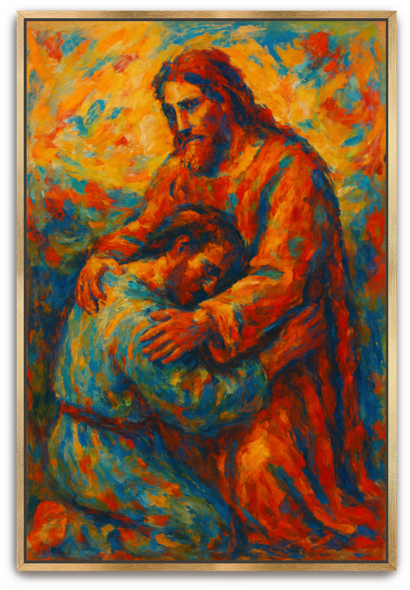 Prodigal - Abstract Expressionism - Scriptures Illustrated