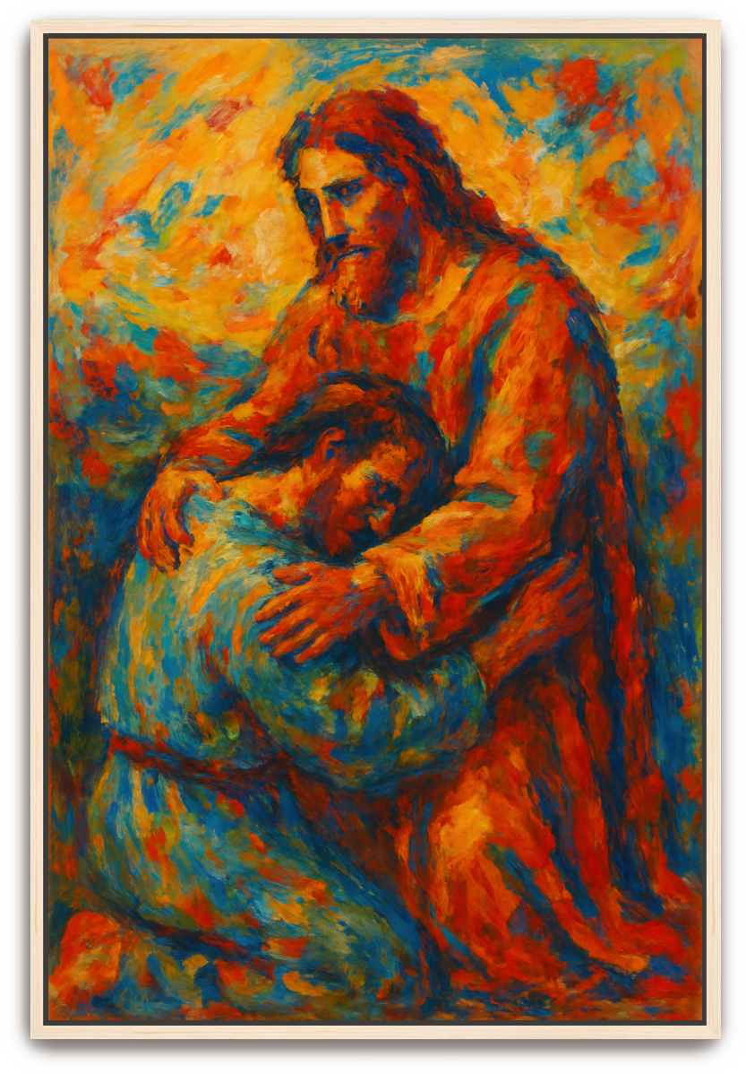 Prodigal - Abstract Expressionism - Scriptures Illustrated