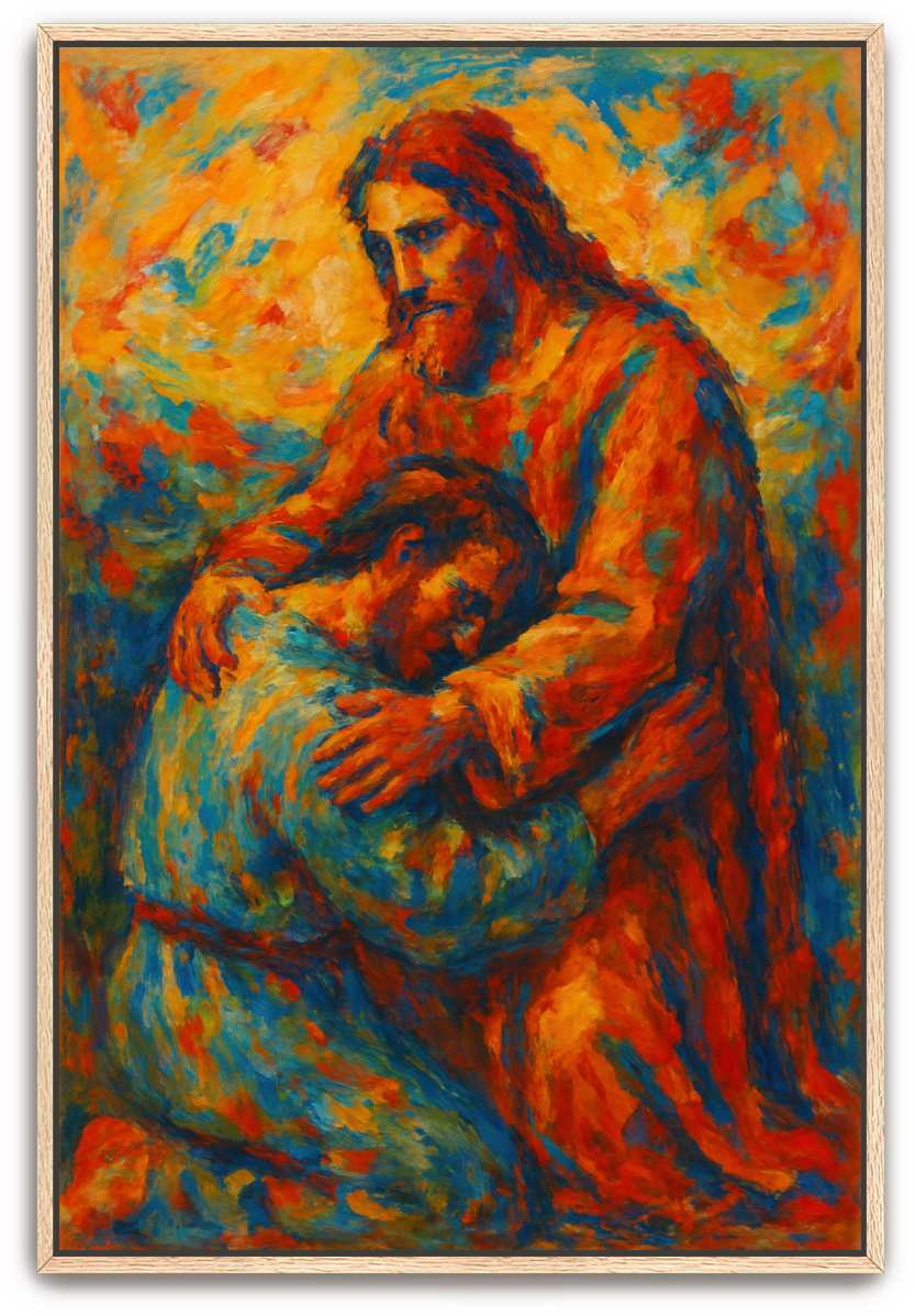 Prodigal - Abstract Expressionism - Scriptures Illustrated