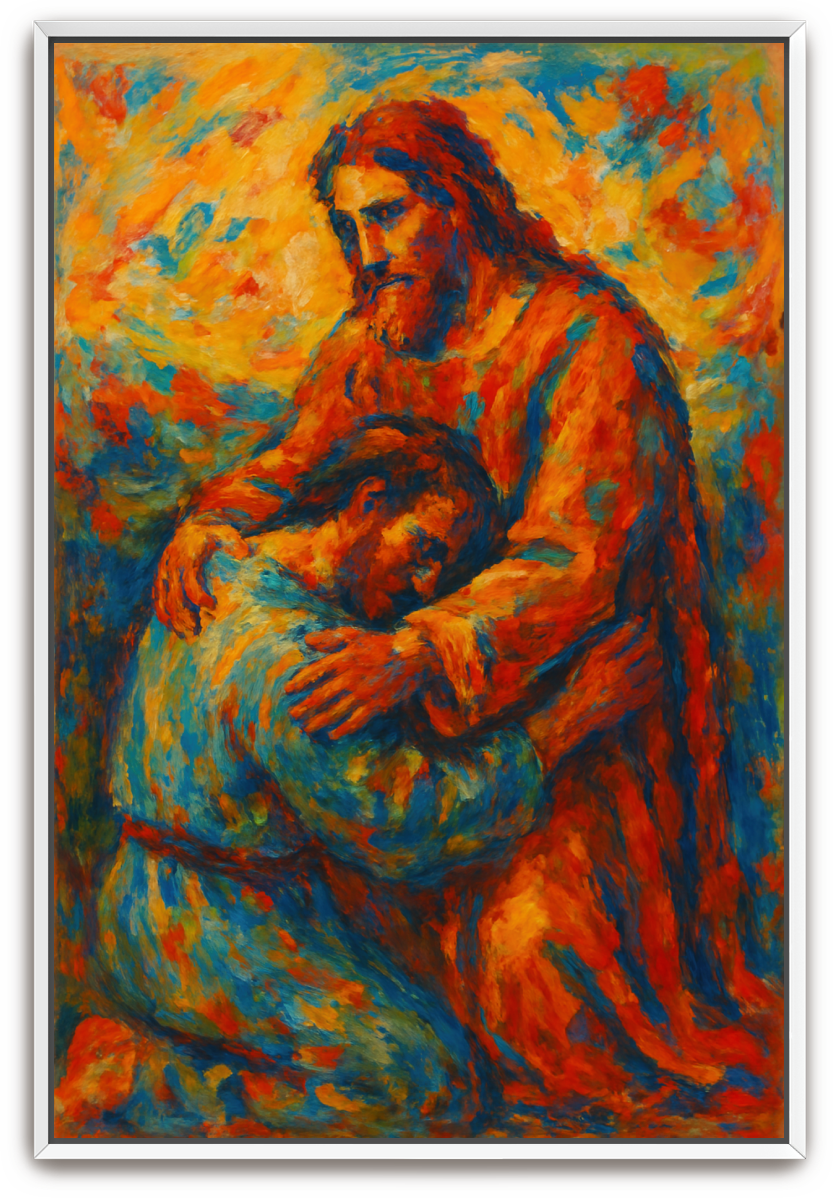 Prodigal - Abstract Expressionism - Scriptures Illustrated