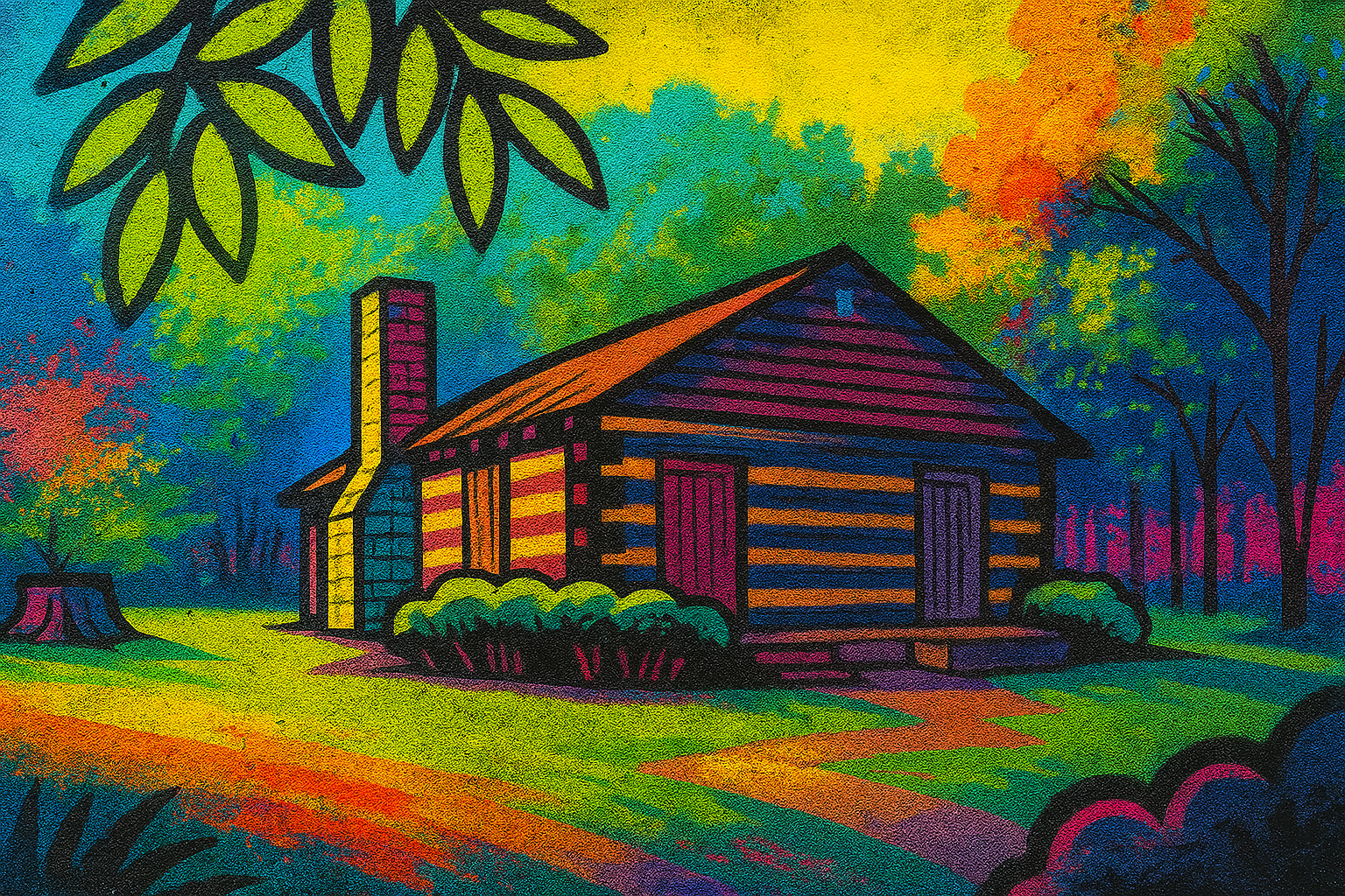 Red River Meeting House - Street Art - Scriptures Illustrated