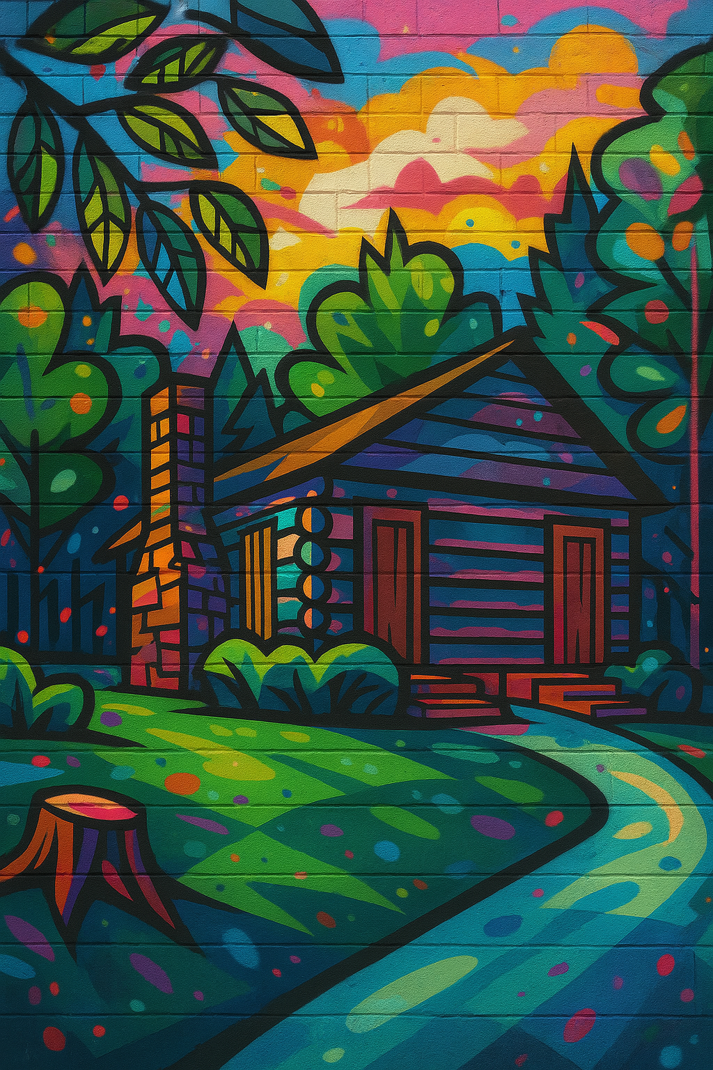 Red River Meeting House - Street Art 3 - Scriptures Illustrated