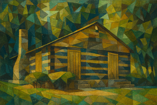 Red River Meeting House - Cubism - Scriptures Illustrated