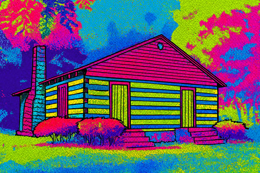 Red River Meeting House - Pop Art 2 - Scriptures Illustrated