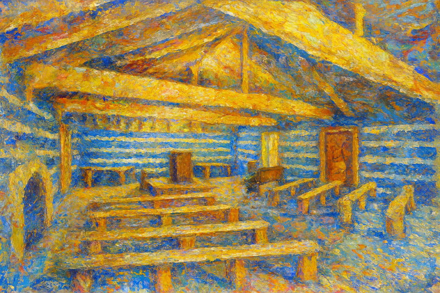 Red River Meeting House - Impressionism 2 - Scriptures Illustrated