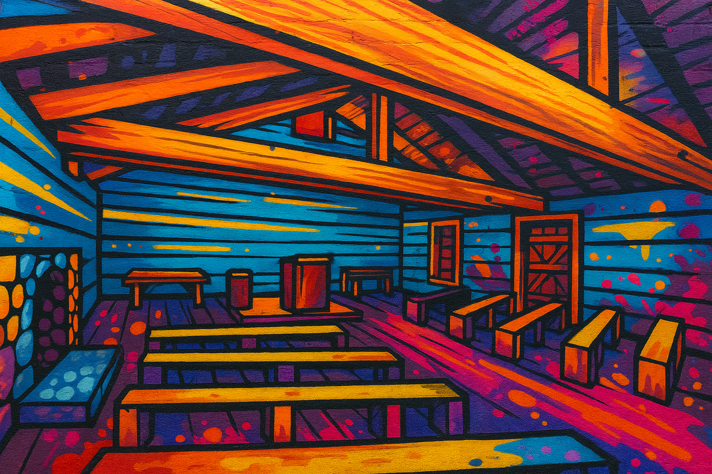 Red River Meeting House - Street Art 4 - Scriptures Illustrated