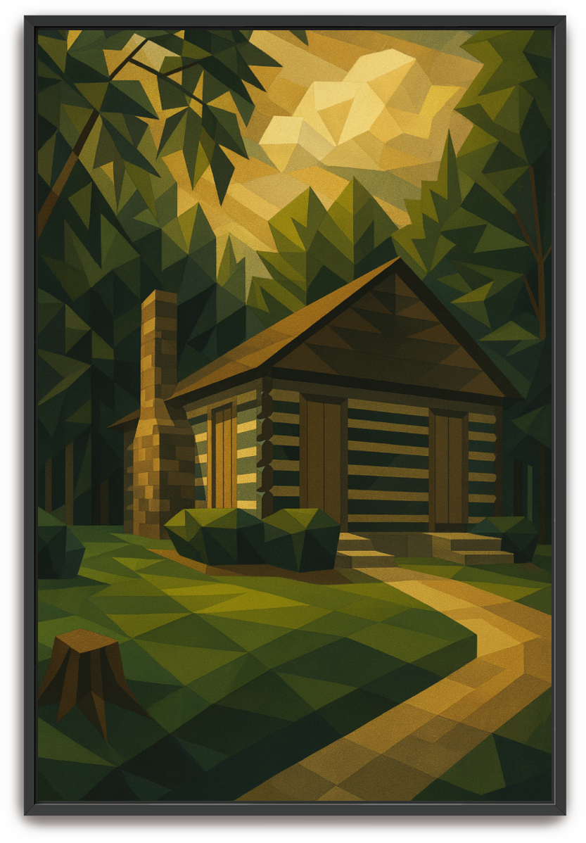 Red River Meeting House - Art Deco - Scriptures Illustrated