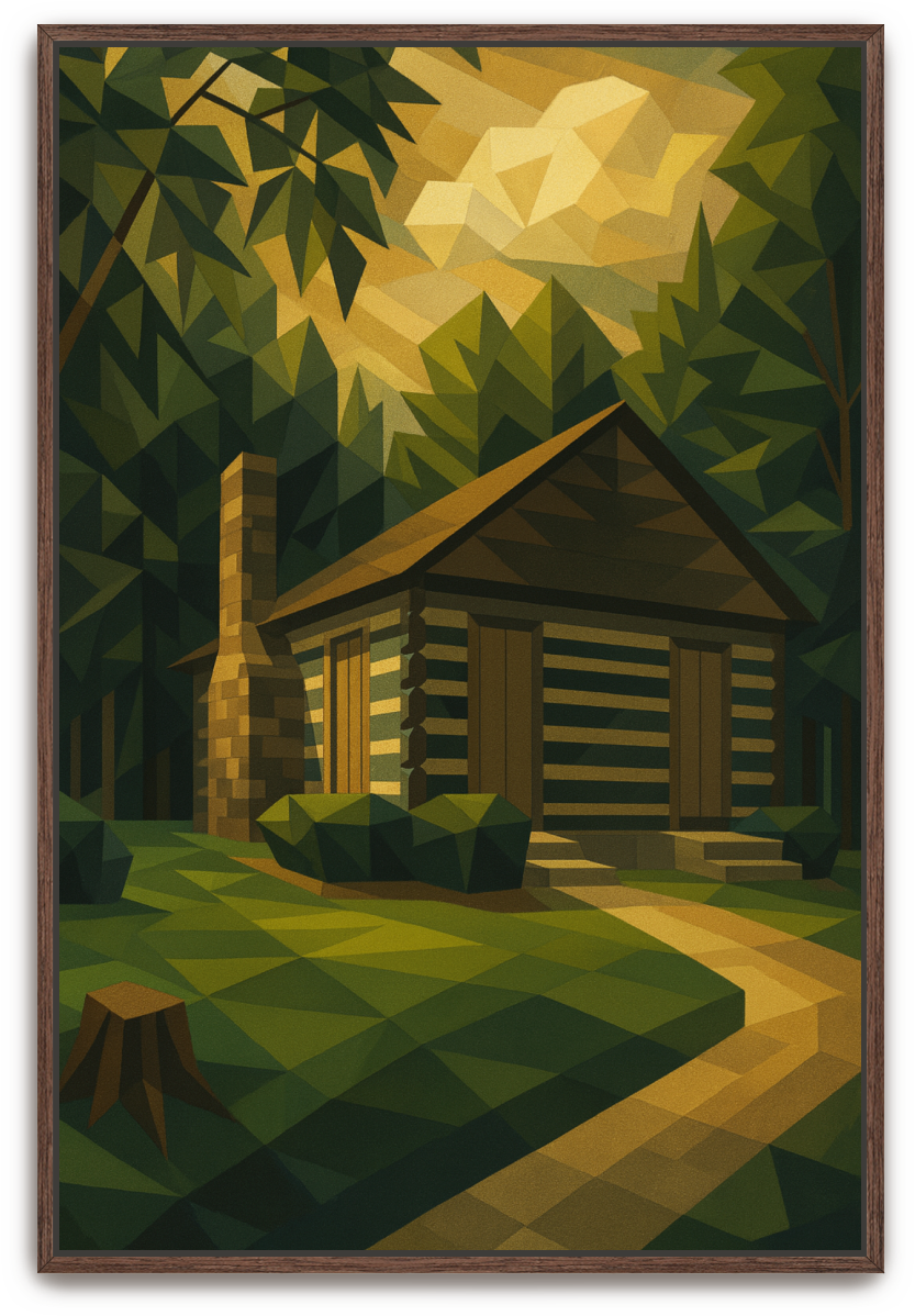 Red River Meeting House - Art Deco - Scriptures Illustrated