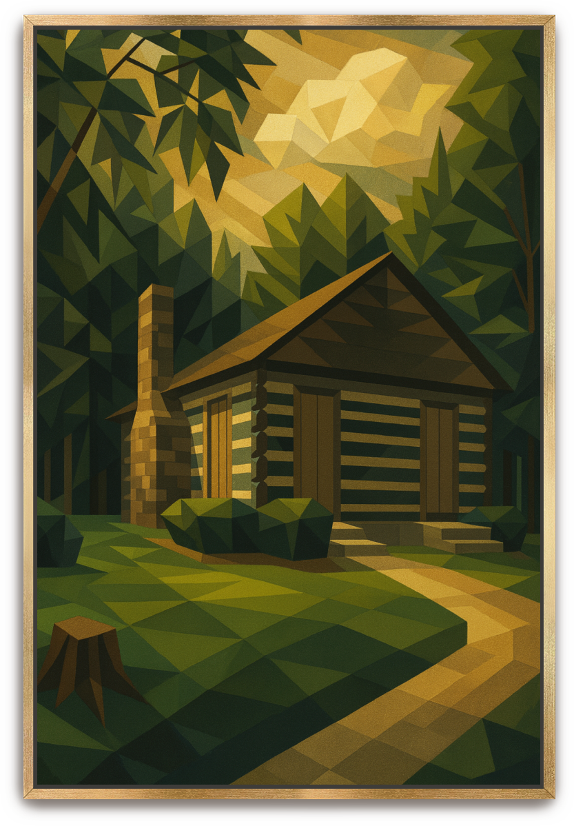 Red River Meeting House - Art Deco - Scriptures Illustrated