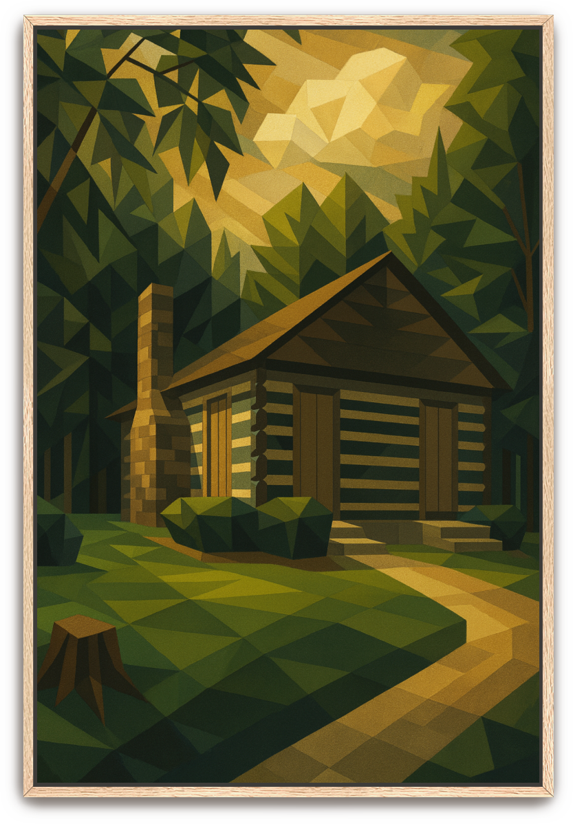 Red River Meeting House - Art Deco - Scriptures Illustrated